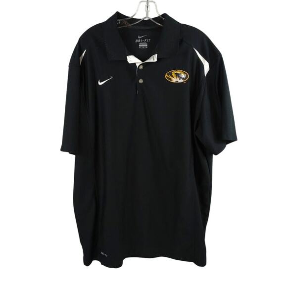 MISSOURI TIGERS 2XL XXL Nike Dri-Fit Polo SEC Golf Mizzou - Picture 1 of 7